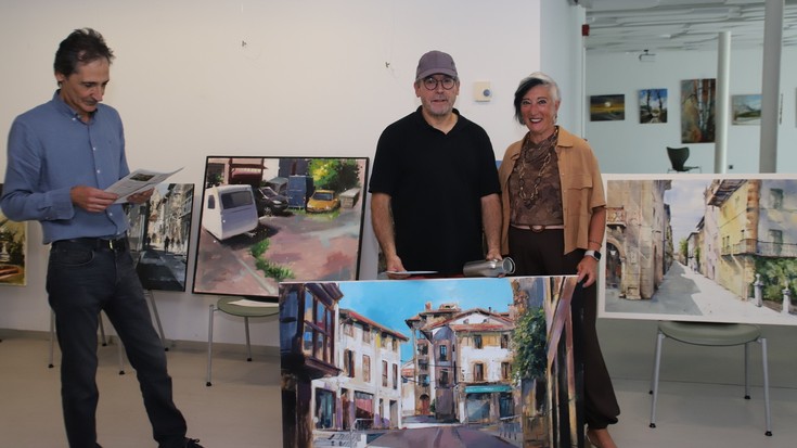 Fernando de Vicentek irabazi du 22. Oñatiko aire libreko pintura lehiaketa