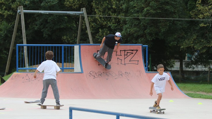 Bergarako skate-festa, iruditan