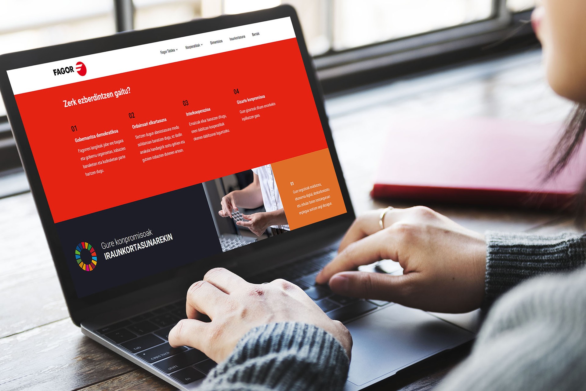 Fagor Taldearen webguneak itxura berria du
