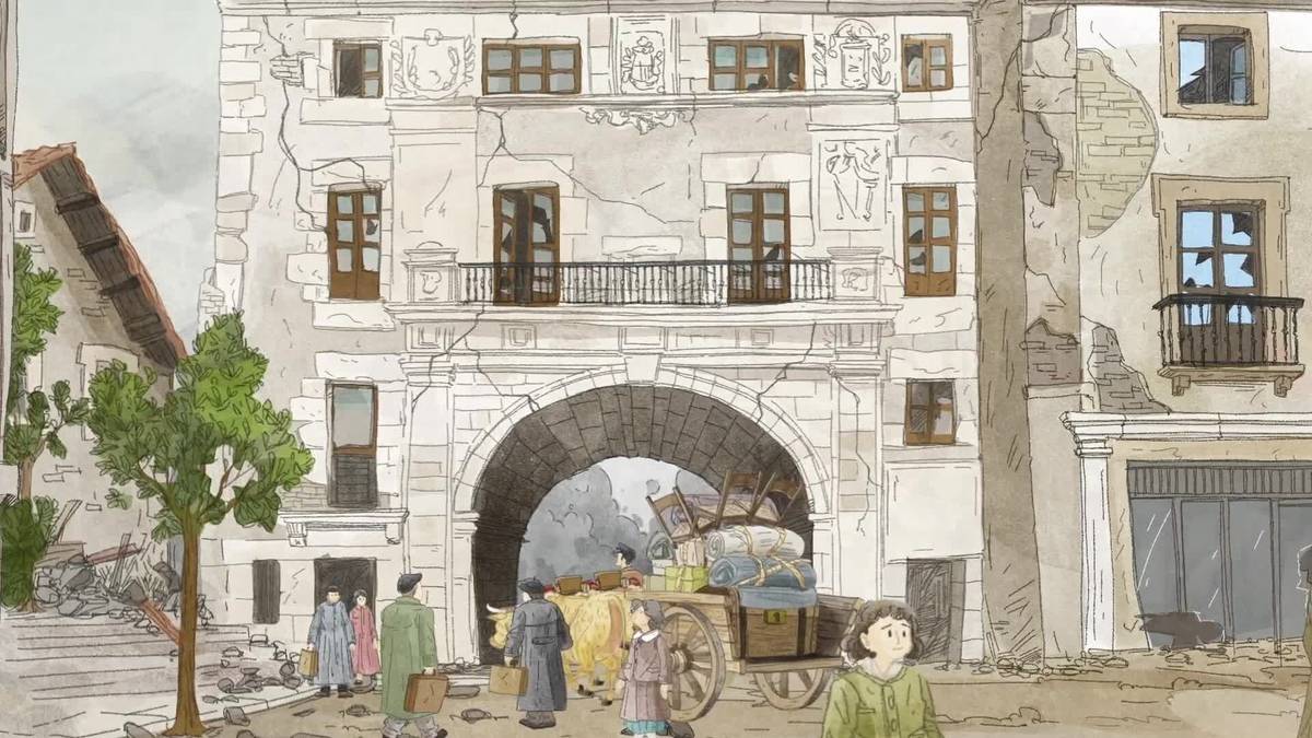 Bonbardaketaren urteurrenean, elkarretaratzea eta umeendako ikus-entzunezko baten aurkezpena