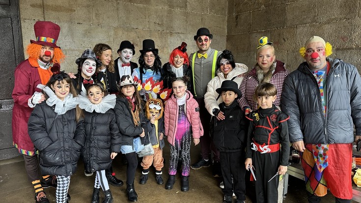 Eguraldi txarrak ez du Eskoriatzako giroa zapuztu