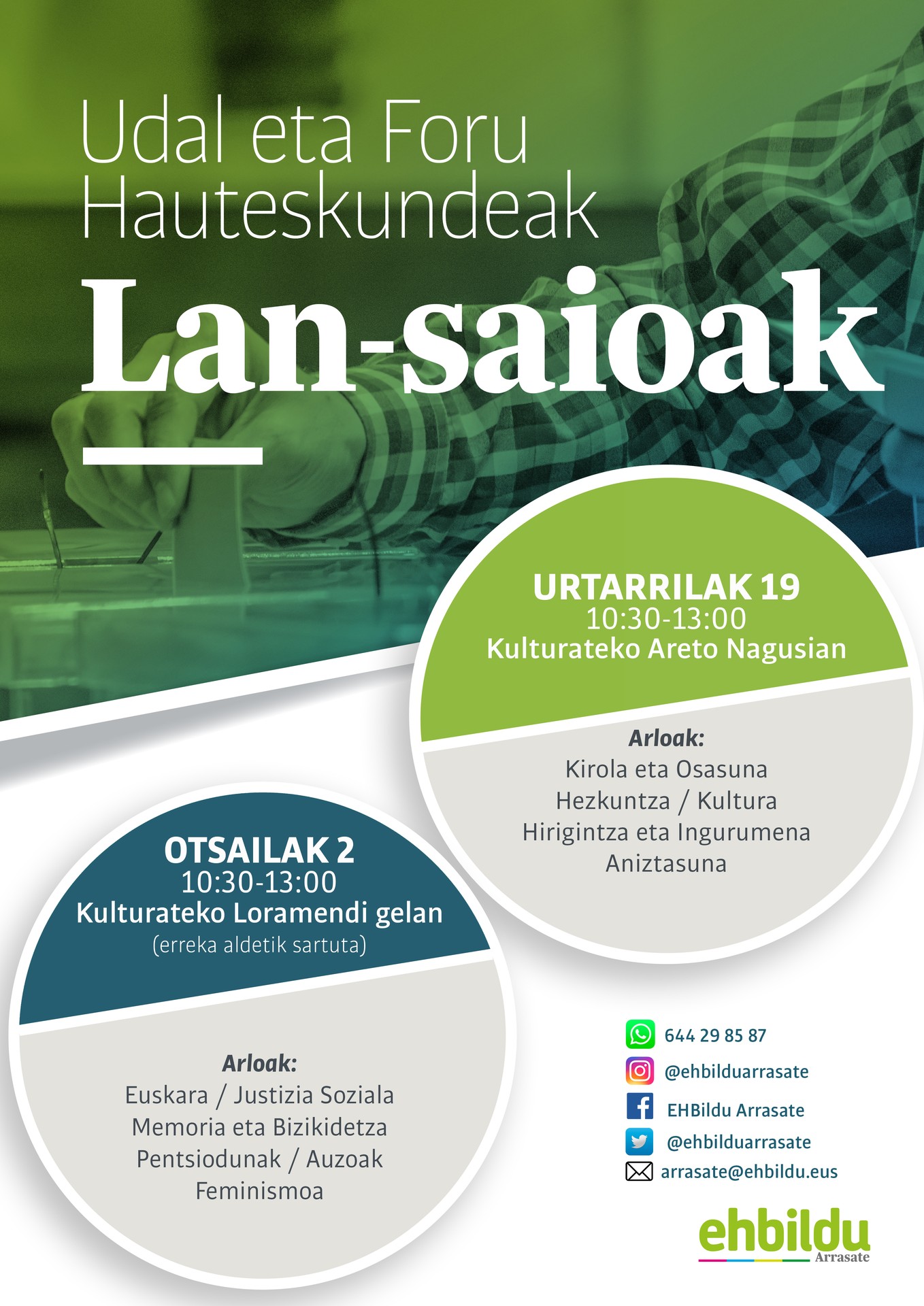 Programa lantzeko saioa