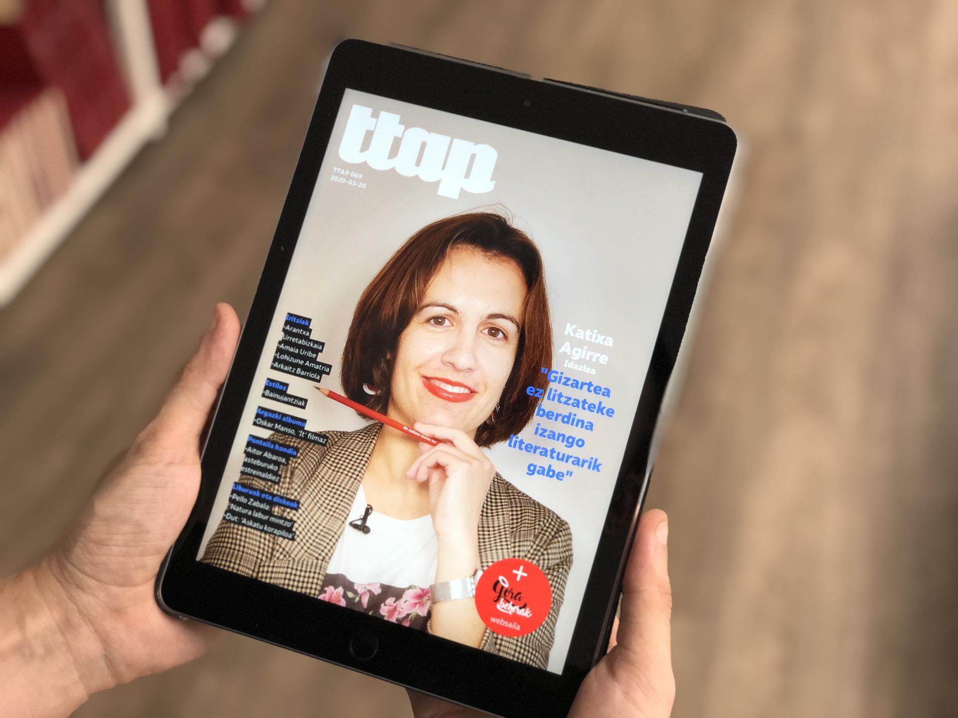 'Ttap' aldizkari digitalaren edizio berriak ostiralean ikusiko du argia