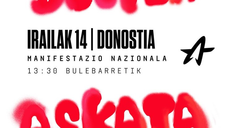 Ernairen Irailaren 14ko mobilizaziorako autobusak egongo dira Debagoieneko herri desberdinetatik.