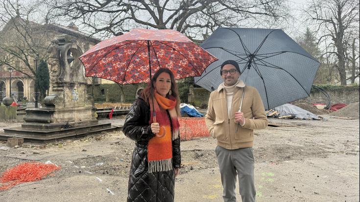 Aste Santurako Foruen plazako lanak amaituta izatea aurreikusten dute