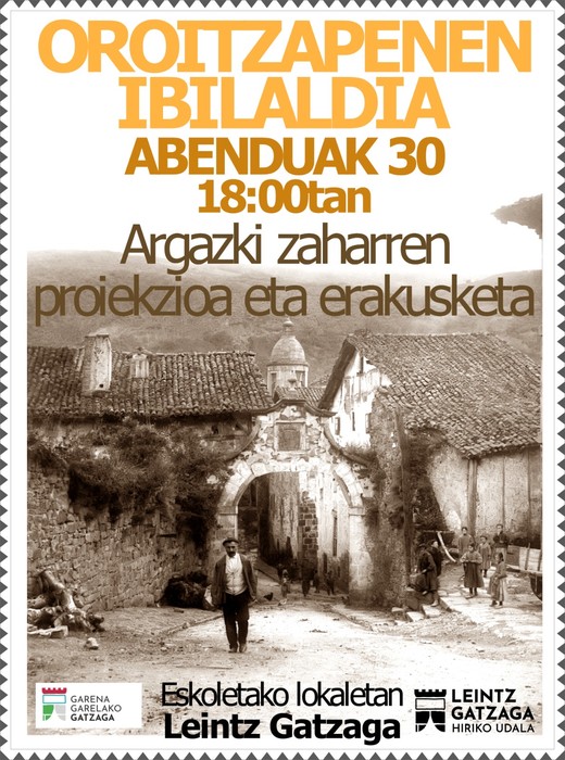 Argazki erakusketa: ‘Oroitzapenen ibilaldia’