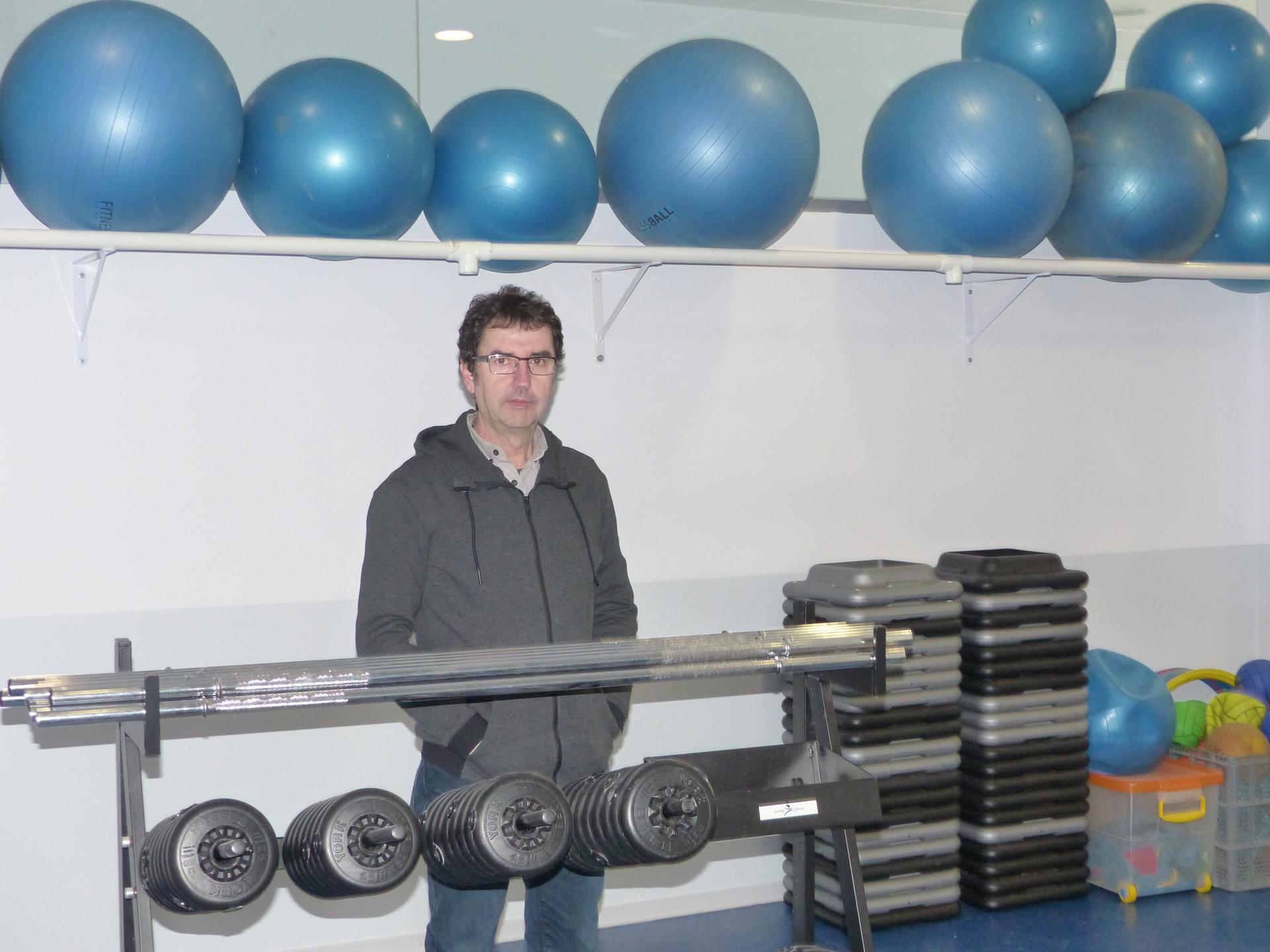 Itxura berritutako gimnasioa irekitzear