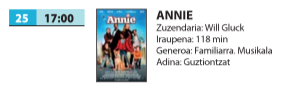 Zinema: 'Annie'