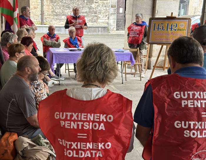 Donostian eta Gasteizen izango dira bailarako pentsiodunak ere