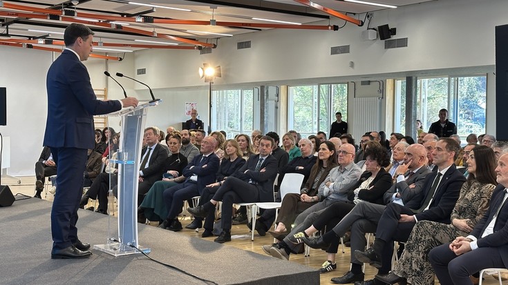 Imanol Pradales Huheziren 50. urteurreneko ekitaldian