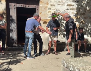 Sagardoa izan da protagonista asteburuan Elgetan eta Aramaion