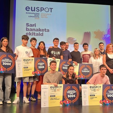 Euspot lehiaketaren sari banaketa ekitaldia