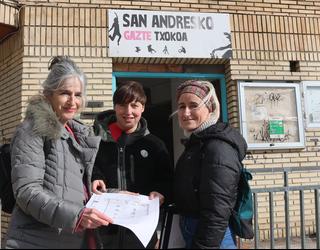 Abian dira San Andres auzoko Gaztetxokoa eraberritzeko lanak