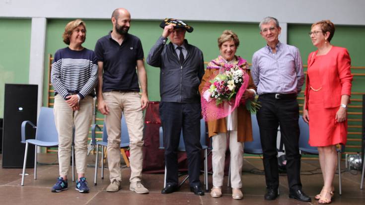 Pedro Altuna eta Txaro Basurto senar-emazteak omendu dituzte