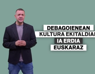 Kultura ekitaldiak aztergai 'Datuetatik Tiraka' saioan