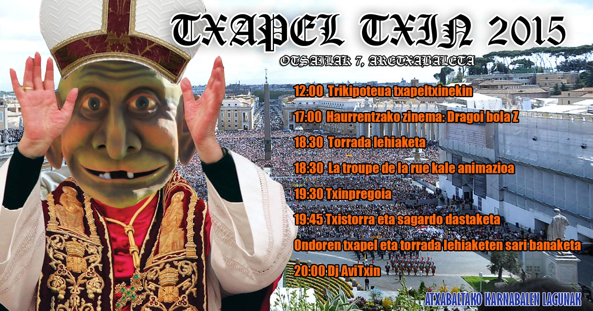 Badator hainbeste esperotako Txapeltxin eguna!