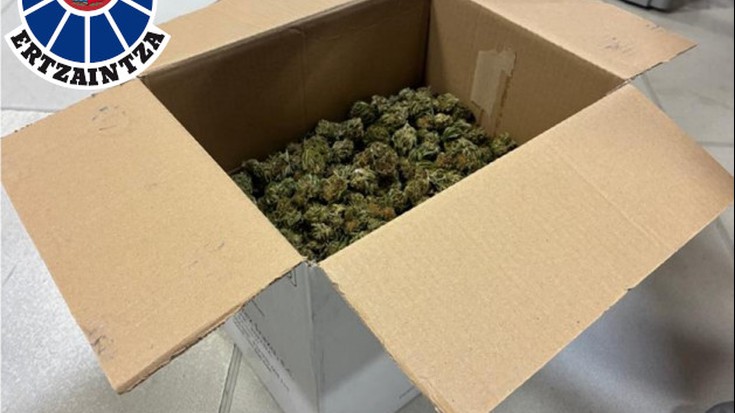 Gizon bat atxilotu dute Aretxabaletan, 700 gramo marihuanarekin