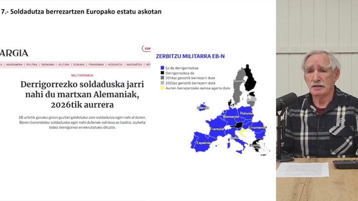 Minpeko barik 18: Mundua sutan dago