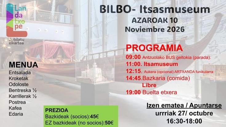 Landatxope: Bilboko Itsas Museora