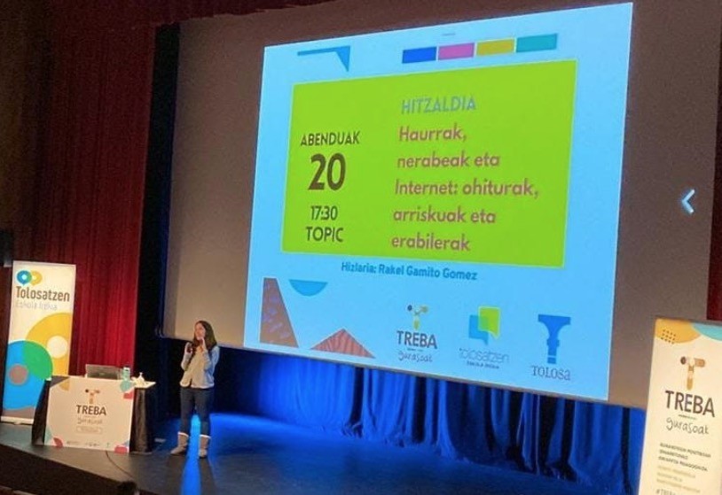 Teknologiaren erabilera arduratsuari buruzko hitzaldia egingo du Rakel Gamitok