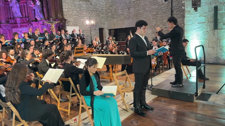 Haydnen musikak hartu du Bidaurretako monasterioa