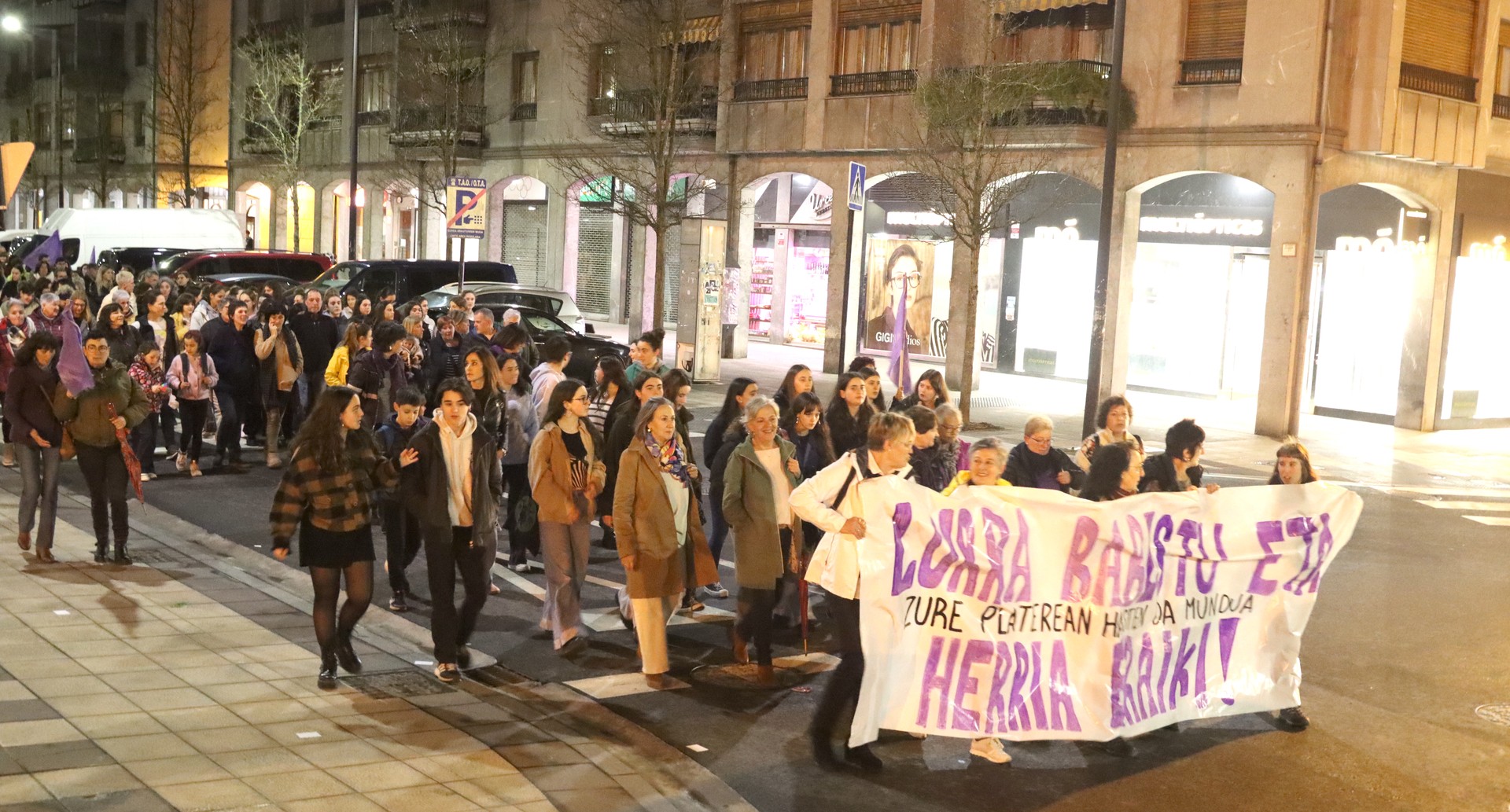 Manifestazioa eta beste hainbat ekintza Bergaran, Martxoaren 8aren bueltan