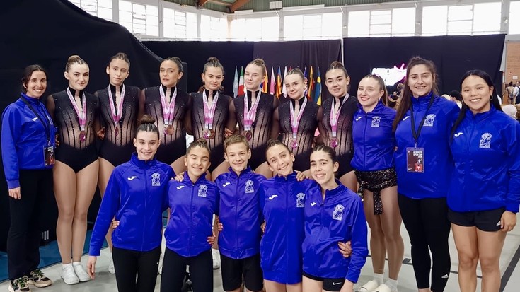 Arrasate Dragoi Gimnasia Taldeko ordezkariak Valentzian aritu dira lehiatzen