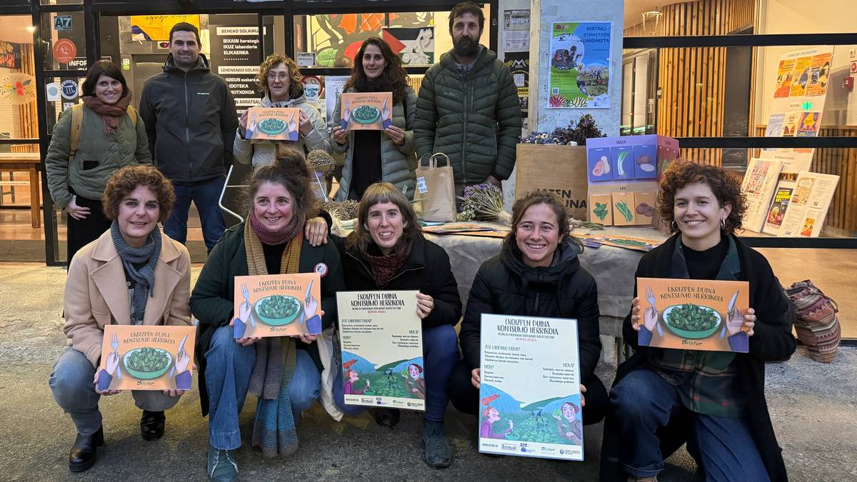 Bergarako Elikadura Mahaiak 'Ekoizpen duina,  kontsumo herrikoia' heziketa programa aurkeztu du