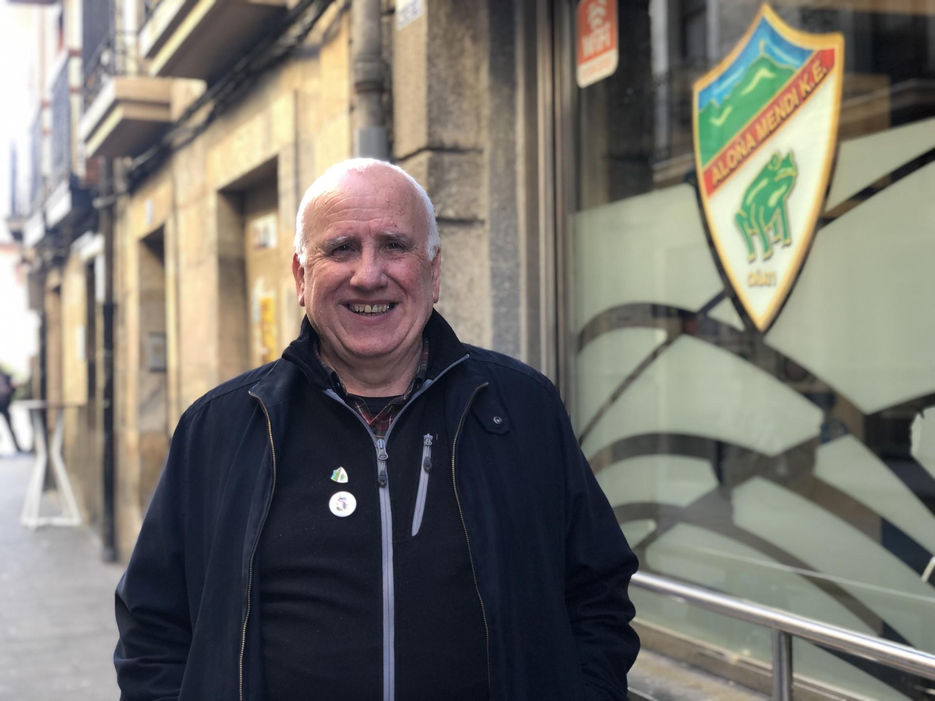 Anton Inza: "Pozten nau herritar asko Aloña Mendiko kide sentitzeak"