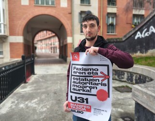 GKSk kaleak hartuko ditu zapatuan "faxismoaren eta estatuen autoritarismoaren" aurka egiteko