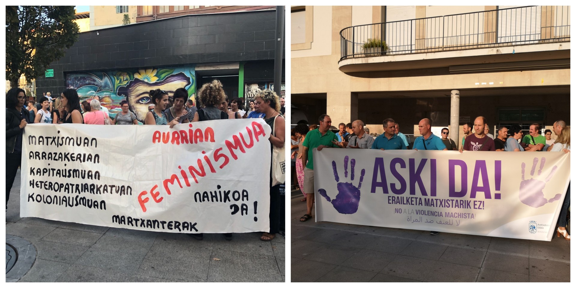 Uharteko erailketa matxista salatu dute Debagoienean