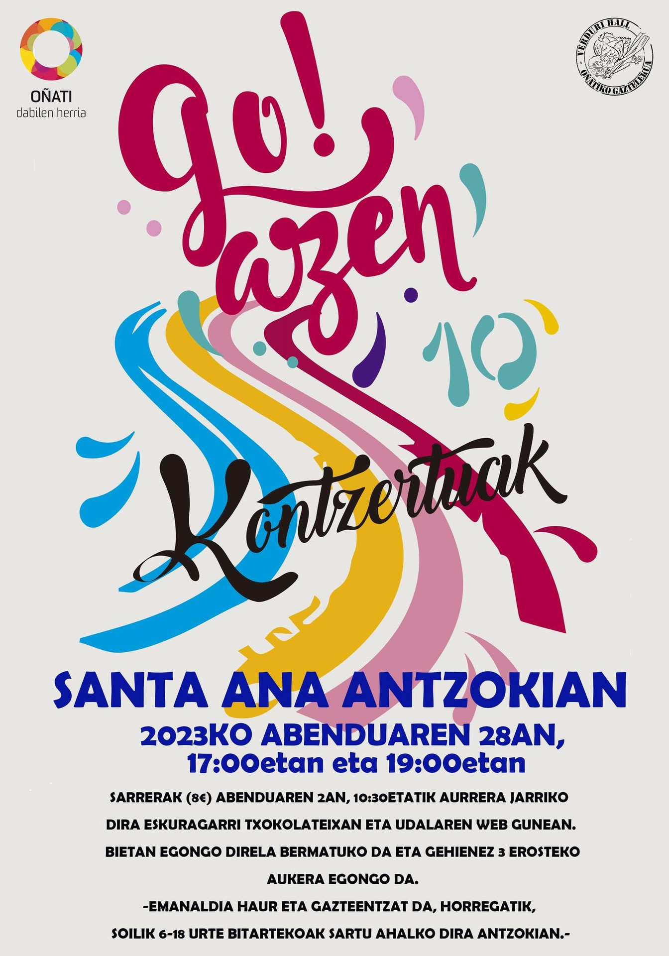 Goazen!-10 kontzertuak