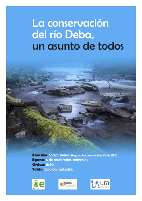 'La conservacion del rio Deba, un asunto de todos' hitzaldia