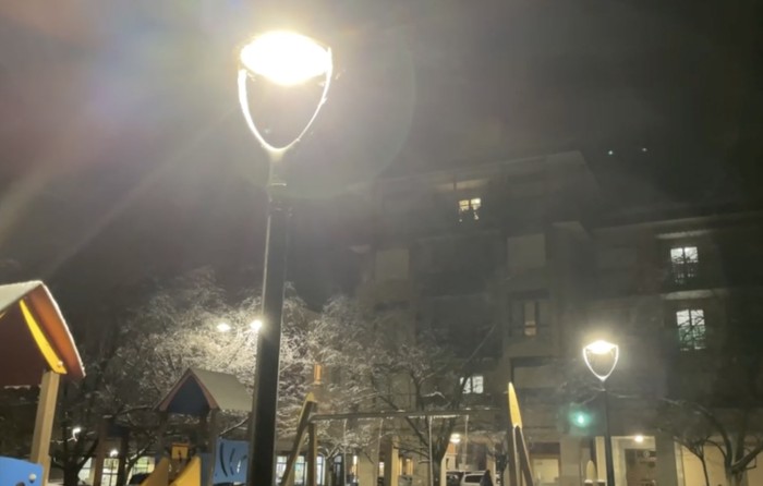 Kaleko argi puntuen %85a Led argiteria da Oñatin