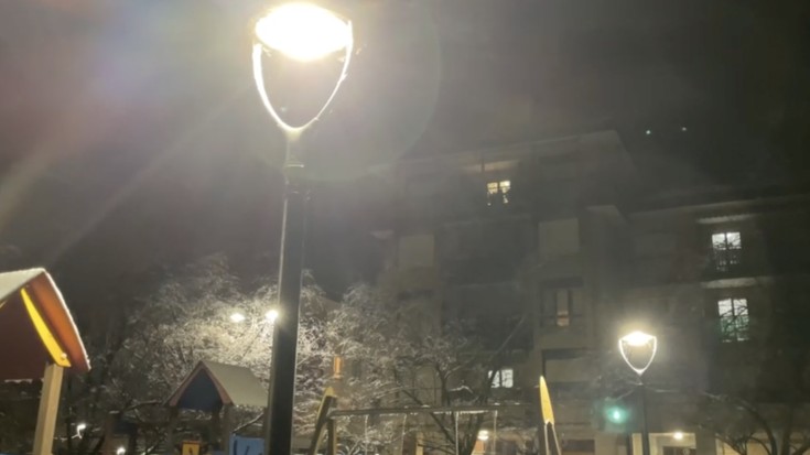 Kaleko argi puntuen %85a Led argiteria da Oñatin