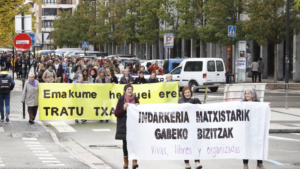 Indarkeria matxistaren kontrako aldarriak, ekintzen bidez