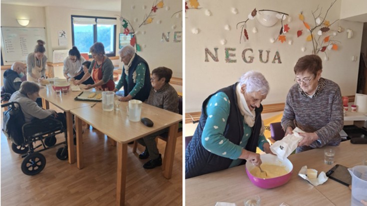 San Blas opilak egiteko tartea izan dute eguneko zentroan