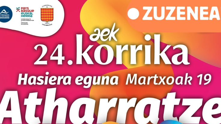 24. Korrika: Abiatze ekitaldia Atharratzetik