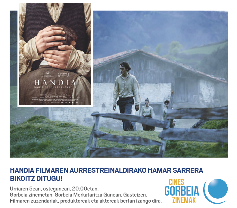 ‘Handia’ filma ikusteko sarrerak ditugu!