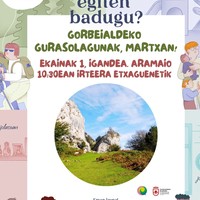Gorbeialdeko Gurasolagunen irteera