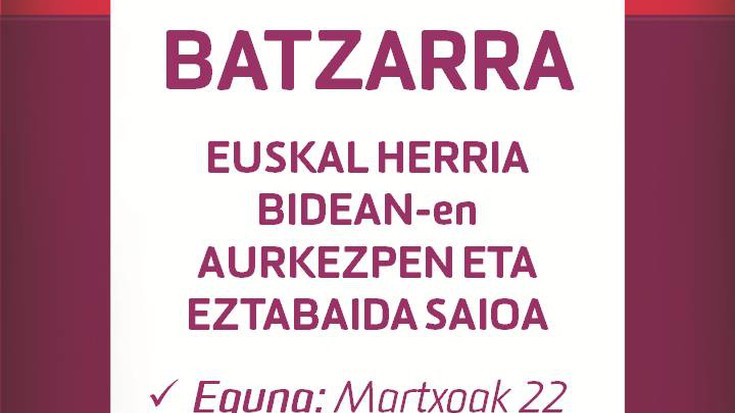 Herri Batzarra martxoaren 22an, 10:00etan