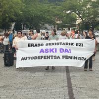 Elkarretaratzea Oñatiko Sare Feministak deituta