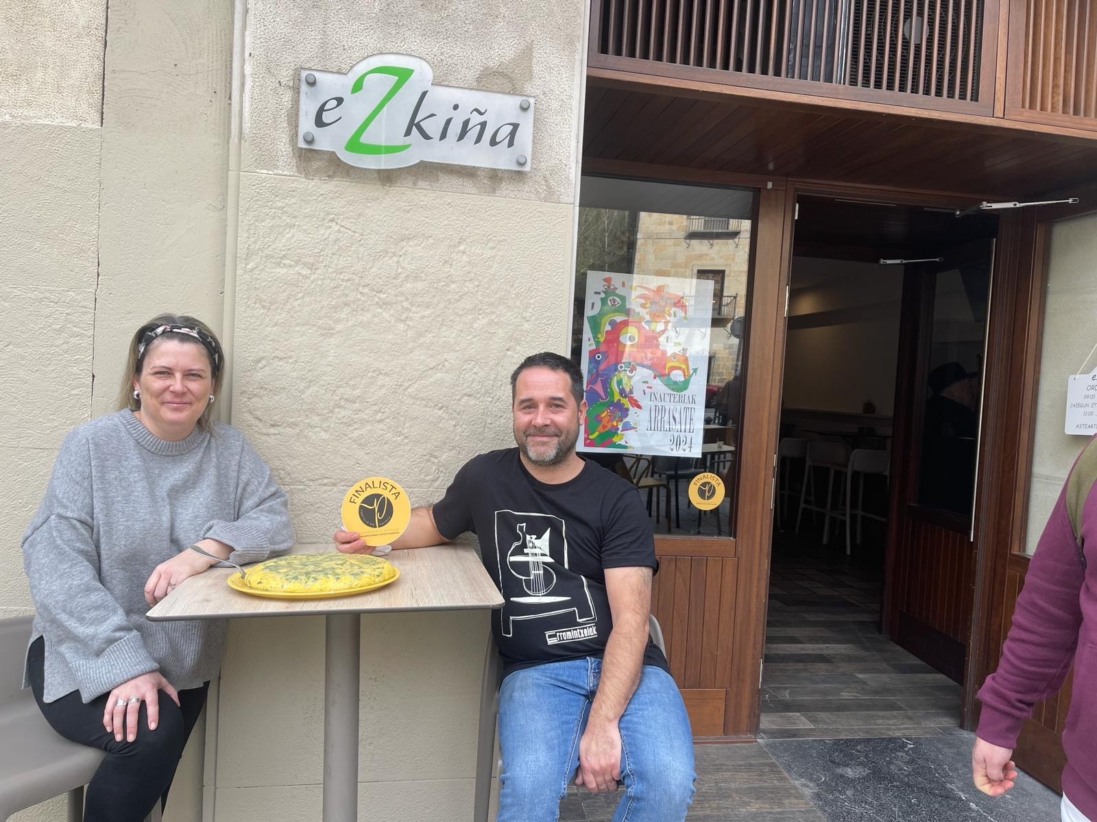 Ezkiña taberna Gipuzkoako patata-tortilla lehiaketako finalean egongo da