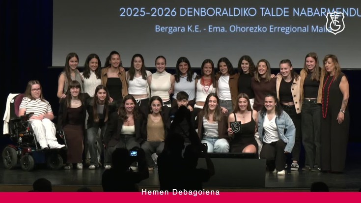 'Hemen Debagoiena': Denboraldi bikaina egin ostean, hurrengo denboraldian Euskal Ligan jokatuko dute bergararrek