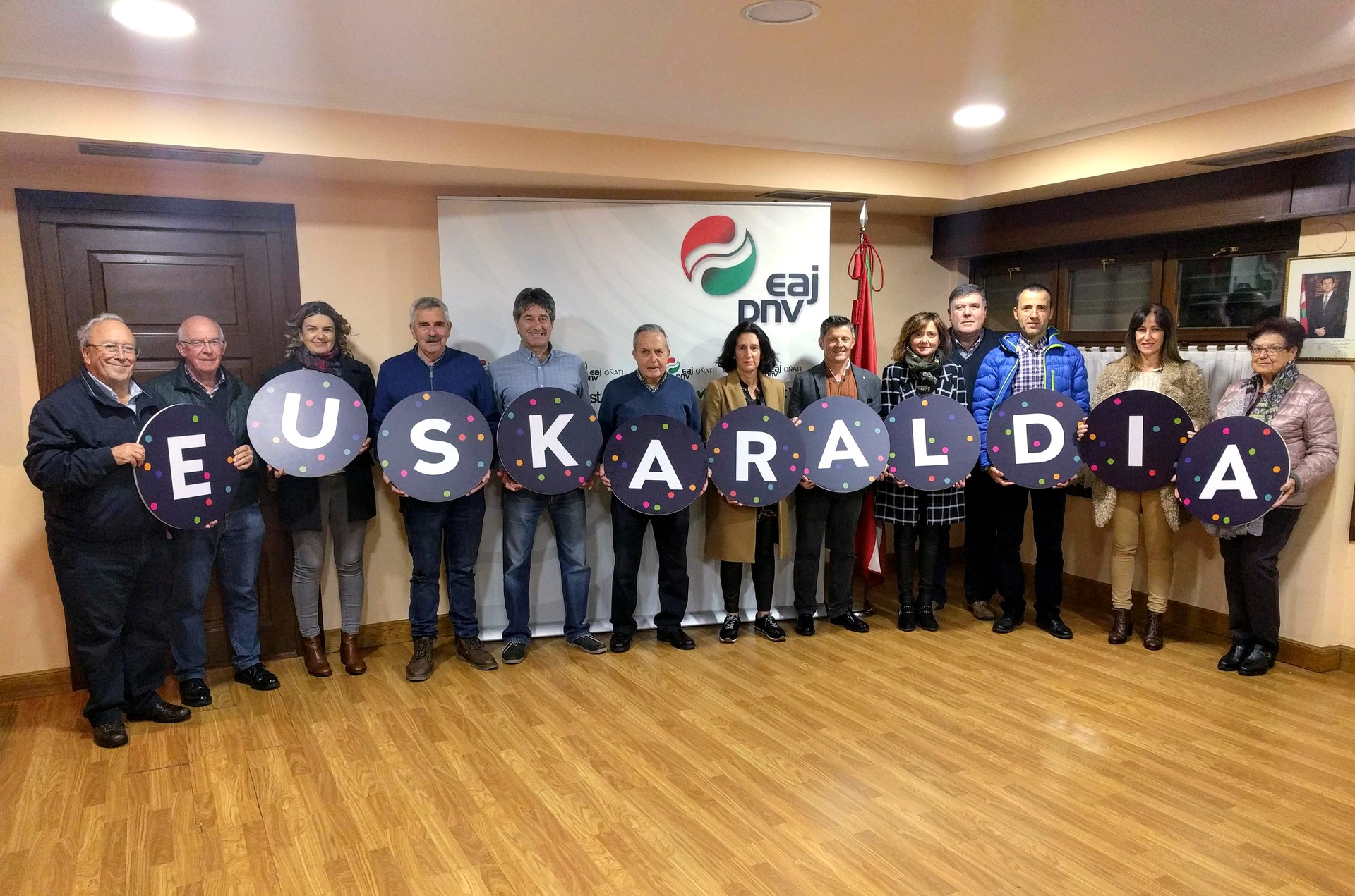 Oñatiko EAJ-k ere bat egin du Euskaraldiarekin