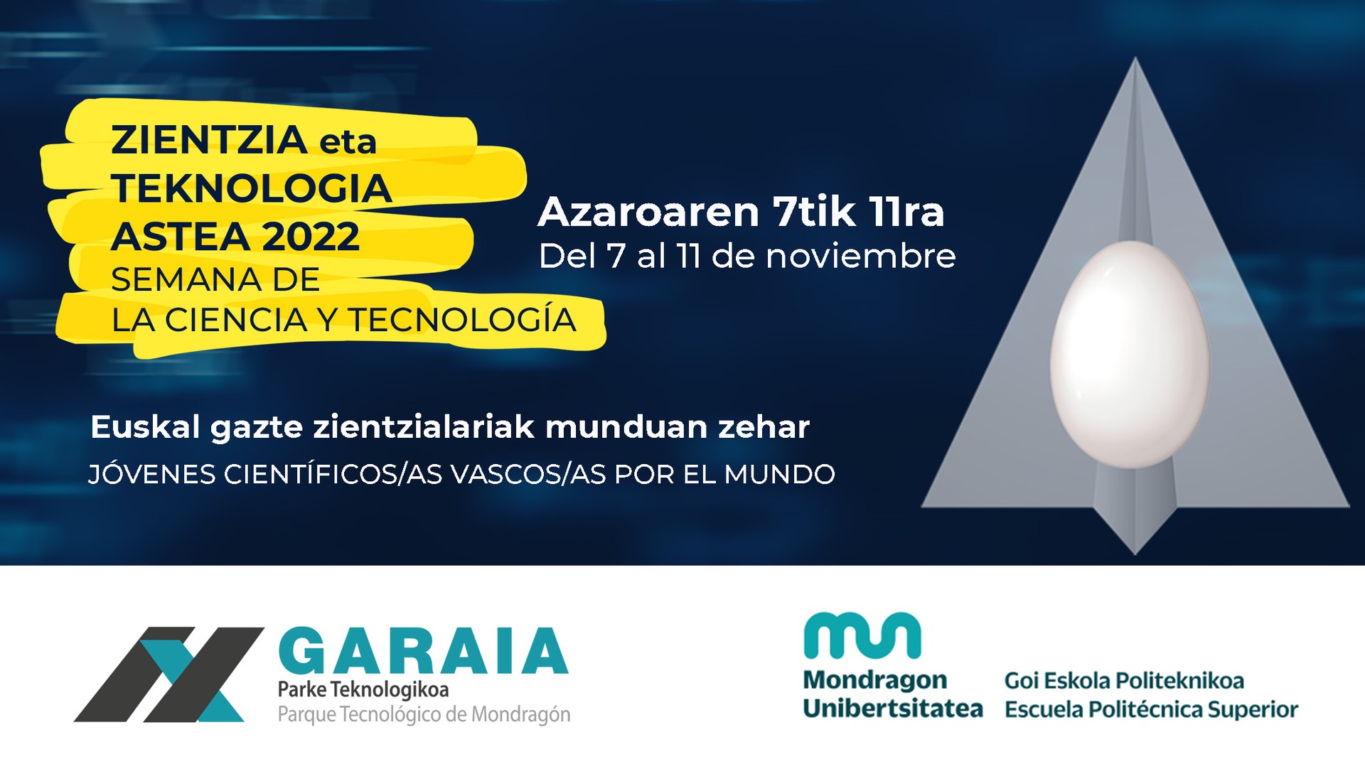 PTGaraiak eta MGEPk zientzia eta teknologiaren astea ospatuko dute