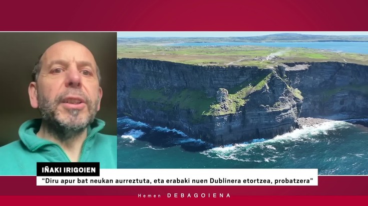 'Hemen Debagoiena': elkarrizketa Irlandan bizi den Iñaki Irigoien bergararrarekin