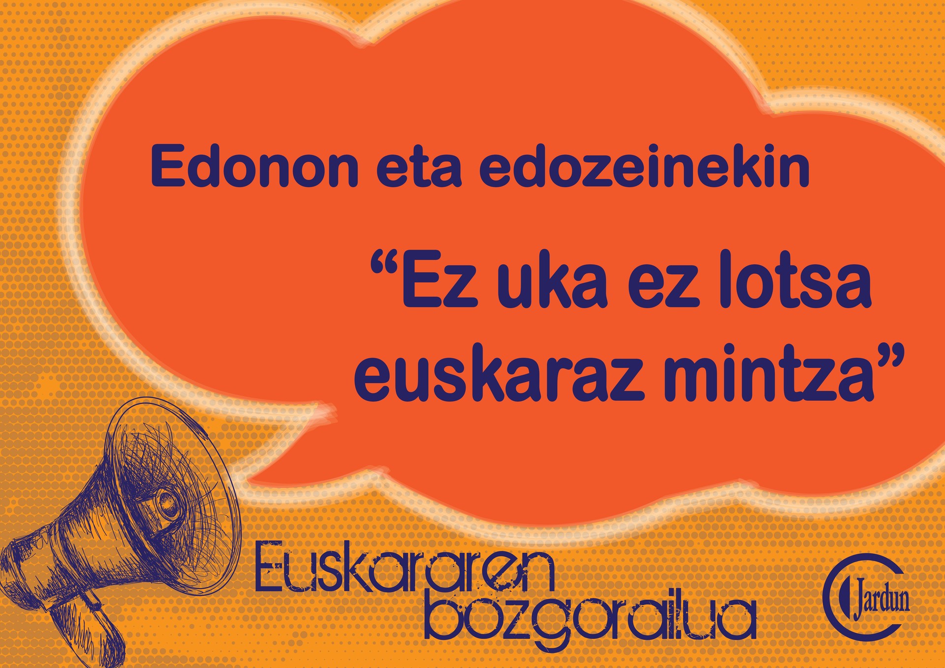 Apirileko euskararen bozgorailua