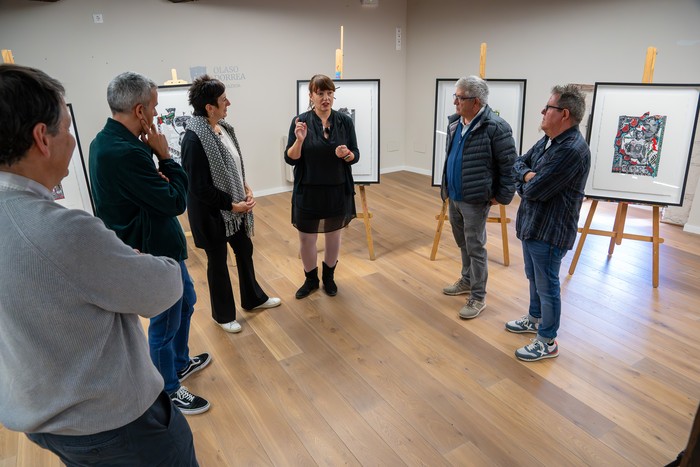 Txiki eta Otaegiren omenezko margolanak, Olaso dorrean