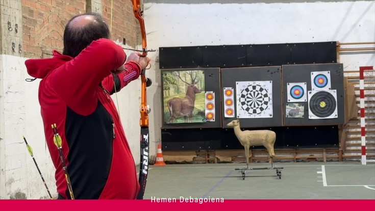 'Hemen Debagoiena': Oñatiko arku tiro elkarteak 25 urte bete ditu